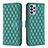 Funda de Cuero Cartera con Soporte Carcasa B11F para Samsung Galaxy A72 5G Verde