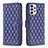 Funda de Cuero Cartera con Soporte Carcasa B11F para Samsung Galaxy A73 5G Azul