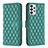 Funda de Cuero Cartera con Soporte Carcasa B11F para Samsung Galaxy A73 5G Verde