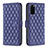 Funda de Cuero Cartera con Soporte Carcasa B11F para Samsung Galaxy S20 5G Azul