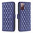 Funda de Cuero Cartera con Soporte Carcasa B11F para Samsung Galaxy S20 FE (2022) 5G Azul