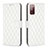 Funda de Cuero Cartera con Soporte Carcasa B11F para Samsung Galaxy S20 Lite 5G Blanco