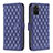 Funda de Cuero Cartera con Soporte Carcasa B11F para Samsung Galaxy S20 Plus Azul