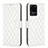 Funda de Cuero Cartera con Soporte Carcasa B11F para Samsung Galaxy S20 Ultra 5G Blanco