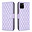 Funda de Cuero Cartera con Soporte Carcasa B11F para Vivo Y10 t1 Morado