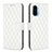 Funda de Cuero Cartera con Soporte Carcasa B11F para Xiaomi Redmi K40 Pro 5G Blanco