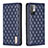 Funda de Cuero Cartera con Soporte Carcasa B11F para Xiaomi Redmi Note 10T 5G Azul