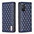 Funda de Cuero Cartera con Soporte Carcasa B11F para Xiaomi Redmi Note 11 Pro 4G Azul