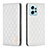 Funda de Cuero Cartera con Soporte Carcasa B11F para Xiaomi Redmi Note 12 4G Blanco