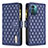 Funda de Cuero Cartera con Soporte Carcasa B12F para Nokia G11 Azul