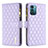 Funda de Cuero Cartera con Soporte Carcasa B12F para Nokia G11 Morado