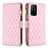 Funda de Cuero Cartera con Soporte Carcasa B12F para Oppo A94 5G Oro Rosa