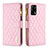 Funda de Cuero Cartera con Soporte Carcasa B12F para Oppo F19s Oro Rosa