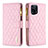 Funda de Cuero Cartera con Soporte Carcasa B12F para Oppo Find X5 5G Oro Rosa