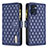 Funda de Cuero Cartera con Soporte Carcasa B12F para Oppo Find X5 Lite 5G Azul