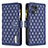 Funda de Cuero Cartera con Soporte Carcasa B12F para Oppo Find X5 Pro 5G Azul