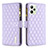 Funda de Cuero Cartera con Soporte Carcasa B12F para Realme C35 Morado