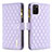 Funda de Cuero Cartera con Soporte Carcasa B12F para Samsung Galaxy A02s Morado