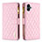 Funda de Cuero Cartera con Soporte Carcasa B12F para Samsung Galaxy A04 4G Oro Rosa