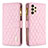 Funda de Cuero Cartera con Soporte Carcasa B12F para Samsung Galaxy A13 4G Oro Rosa