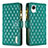 Funda de Cuero Cartera con Soporte Carcasa B12F para Samsung Galaxy A23 5G SC-56C Verde