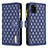 Funda de Cuero Cartera con Soporte Carcasa B12F para Samsung Galaxy A31 Azul