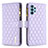 Funda de Cuero Cartera con Soporte Carcasa B12F para Samsung Galaxy A32 4G Morado