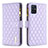 Funda de Cuero Cartera con Soporte Carcasa B12F para Samsung Galaxy A51 5G Morado