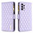 Funda de Cuero Cartera con Soporte Carcasa B12F para Samsung Galaxy A72 4G Morado