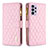 Funda de Cuero Cartera con Soporte Carcasa B12F para Samsung Galaxy A72 4G Oro Rosa