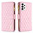 Funda de Cuero Cartera con Soporte Carcasa B12F para Samsung Galaxy A73 5G Oro Rosa