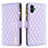 Funda de Cuero Cartera con Soporte Carcasa B12F para Samsung Galaxy F14 5G Morado