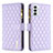 Funda de Cuero Cartera con Soporte Carcasa B12F para Samsung Galaxy F23 5G Morado