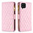 Funda de Cuero Cartera con Soporte Carcasa B12F para Samsung Galaxy M12 Oro Rosa