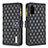 Funda de Cuero Cartera con Soporte Carcasa B12F para Samsung Galaxy S20 5G Negro