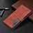 Funda de Cuero Cartera con Soporte Carcasa B12F para Samsung Galaxy S21 FE 5G Marron