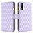 Funda de Cuero Cartera con Soporte Carcasa B12F para Vivo Y12s (2021) Morado