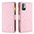 Funda de Cuero Cartera con Soporte Carcasa B12F para Xiaomi Redmi Note 10 5G Oro Rosa