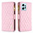 Funda de Cuero Cartera con Soporte Carcasa B12F para Xiaomi Redmi Note 12 4G Oro Rosa