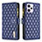 Funda de Cuero Cartera con Soporte Carcasa B12F para Xiaomi Redmi Note 12 Pro 5G Azul