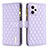 Funda de Cuero Cartera con Soporte Carcasa B12F para Xiaomi Redmi Note 12 Pro 5G Morado