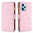 Funda de Cuero Cartera con Soporte Carcasa B12F para Xiaomi Redmi Note 12 Turbo 5G Oro Rosa