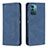 Funda de Cuero Cartera con Soporte Carcasa B15F para Nokia G11 Azul