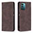 Funda de Cuero Cartera con Soporte Carcasa B15F para Nokia G11 Marron