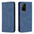 Funda de Cuero Cartera con Soporte Carcasa B15F para Oppo F19 Pro+ Plus 5G Azul