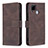 Funda de Cuero Cartera con Soporte Carcasa B15F para Realme C25 Marron