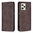 Funda de Cuero Cartera con Soporte Carcasa B15F para Realme C35 Marron