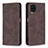 Funda de Cuero Cartera con Soporte Carcasa B15F para Samsung Galaxy A12 5G Marron