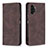 Funda de Cuero Cartera con Soporte Carcasa B15F para Samsung Galaxy A13 4G Marron