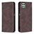 Funda de Cuero Cartera con Soporte Carcasa B15F para Samsung Galaxy A22 5G Marron